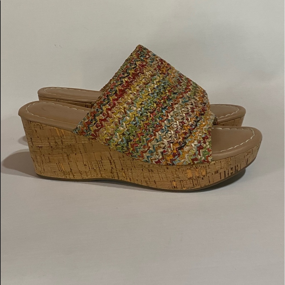 Cato size 9 wedge slides